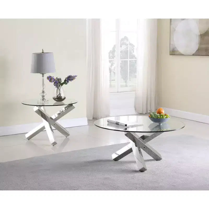 Chintaly Imports,Contemporary 35 Round Cocktail Table