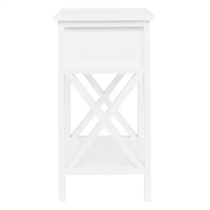 Karl Home One Drawer Manufactured Wood Nightstand (Set of 2)