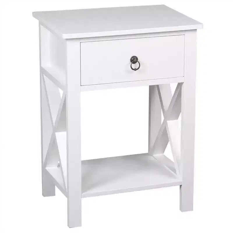 Karl Home One Drawer Manufactured Wood Nightstand (Set of 2)