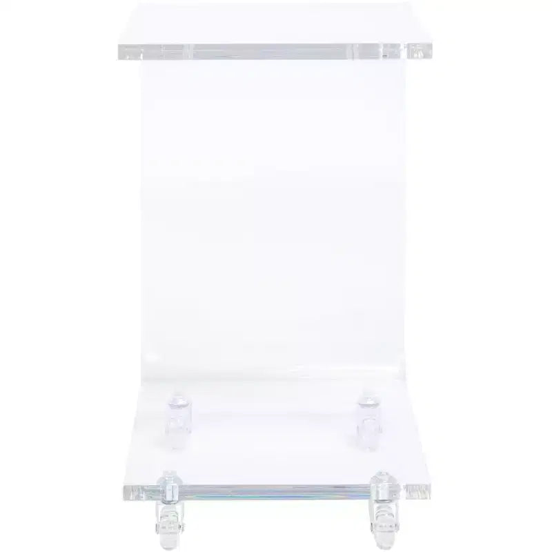 Rollins Acrylic Bar Cart - BCT8006A - Clear - Safavieh