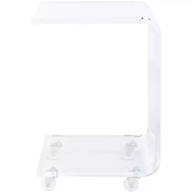 Rollins Acrylic Bar Cart - BCT8006A - Clear - Safavieh